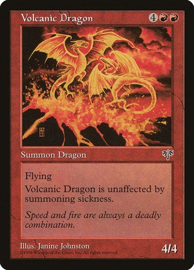 Volcanic Dragon [Mirage] | Exor Games Dartmouth