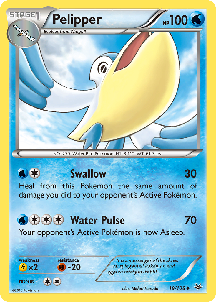 Pelipper (19/108) [XY: Roaring Skies] | Exor Games Dartmouth