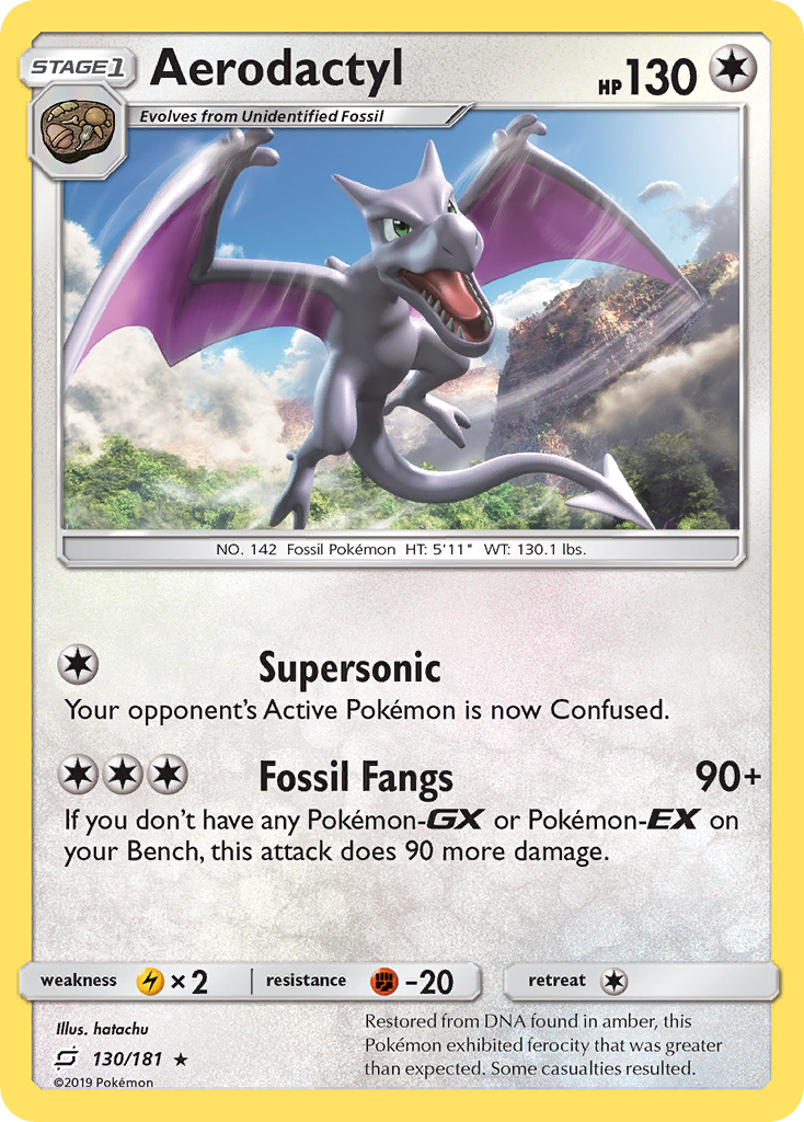 Aerodactyl (130/181) [Sun & Moon: Team Up] | Exor Games Dartmouth