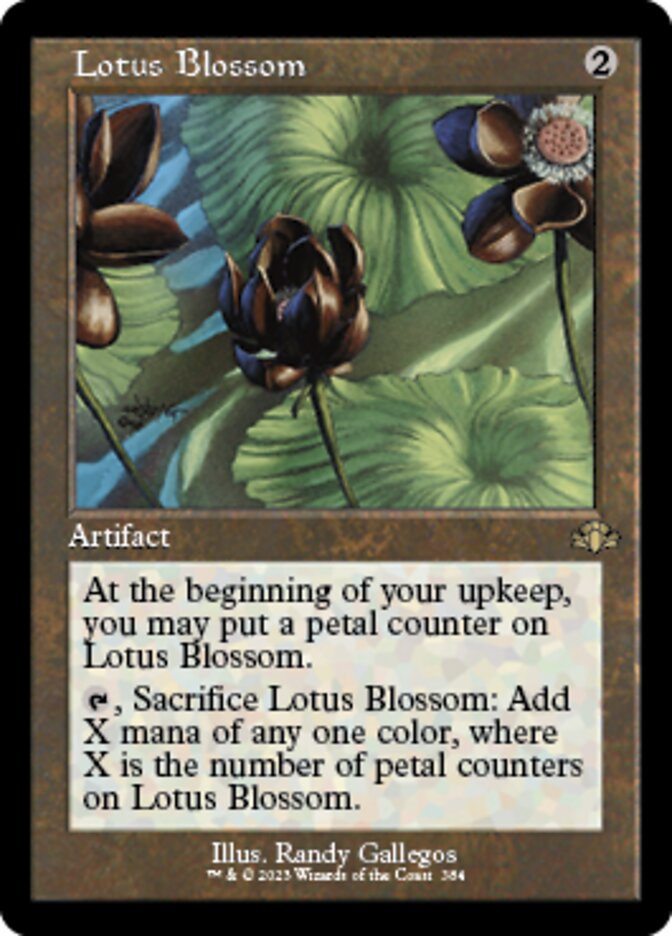 Lotus Blossom (Retro) [Dominaria Remastered] | Exor Games Dartmouth