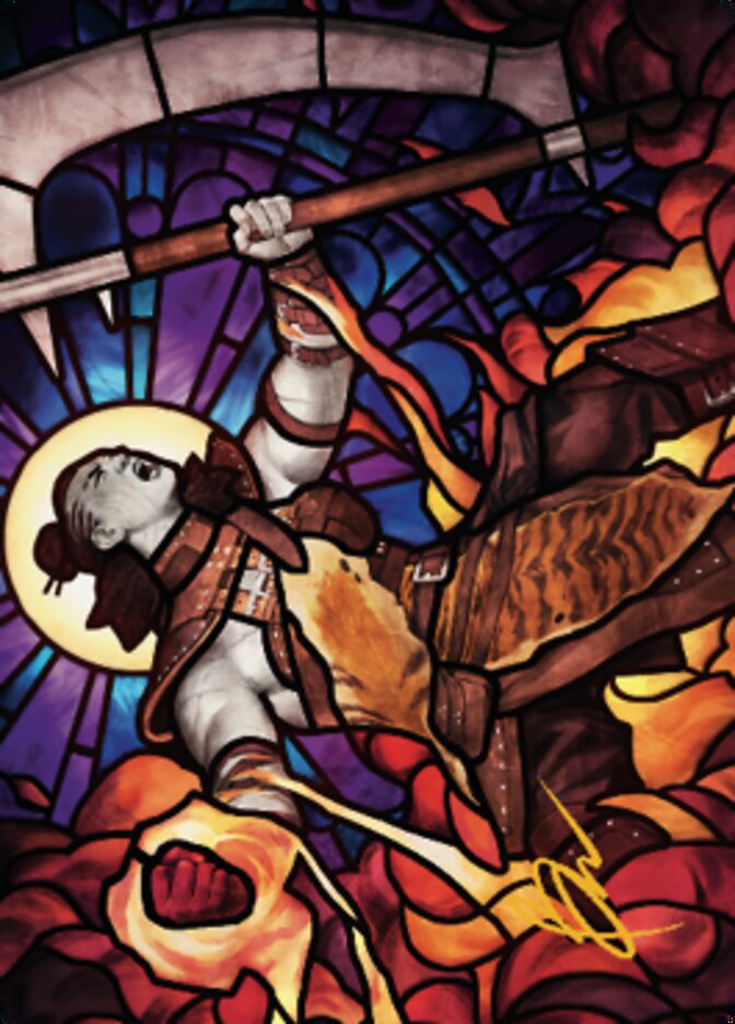 Garna, Bloodfist of Keld Art Card (Gold-Stamped Signature) [Dominaria United Art Series] | Exor Games Dartmouth