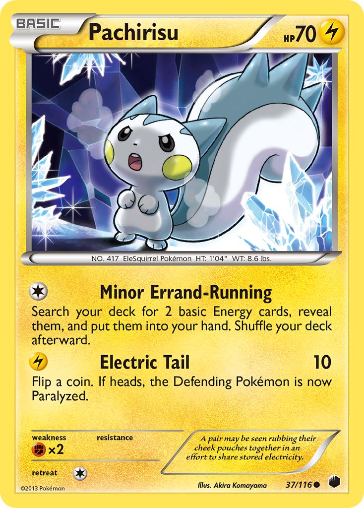 Pachirisu (37/116) [Black & White: Plasma Freeze] | Exor Games Dartmouth