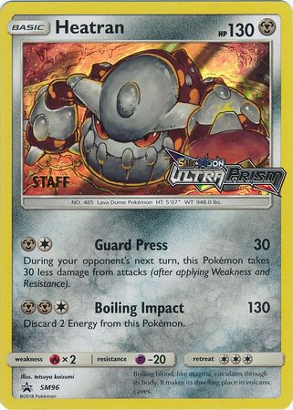 Heatran (SM96) (Staff Prerelease Promo) [Sun & Moon: Black Star Promos] | Exor Games Dartmouth