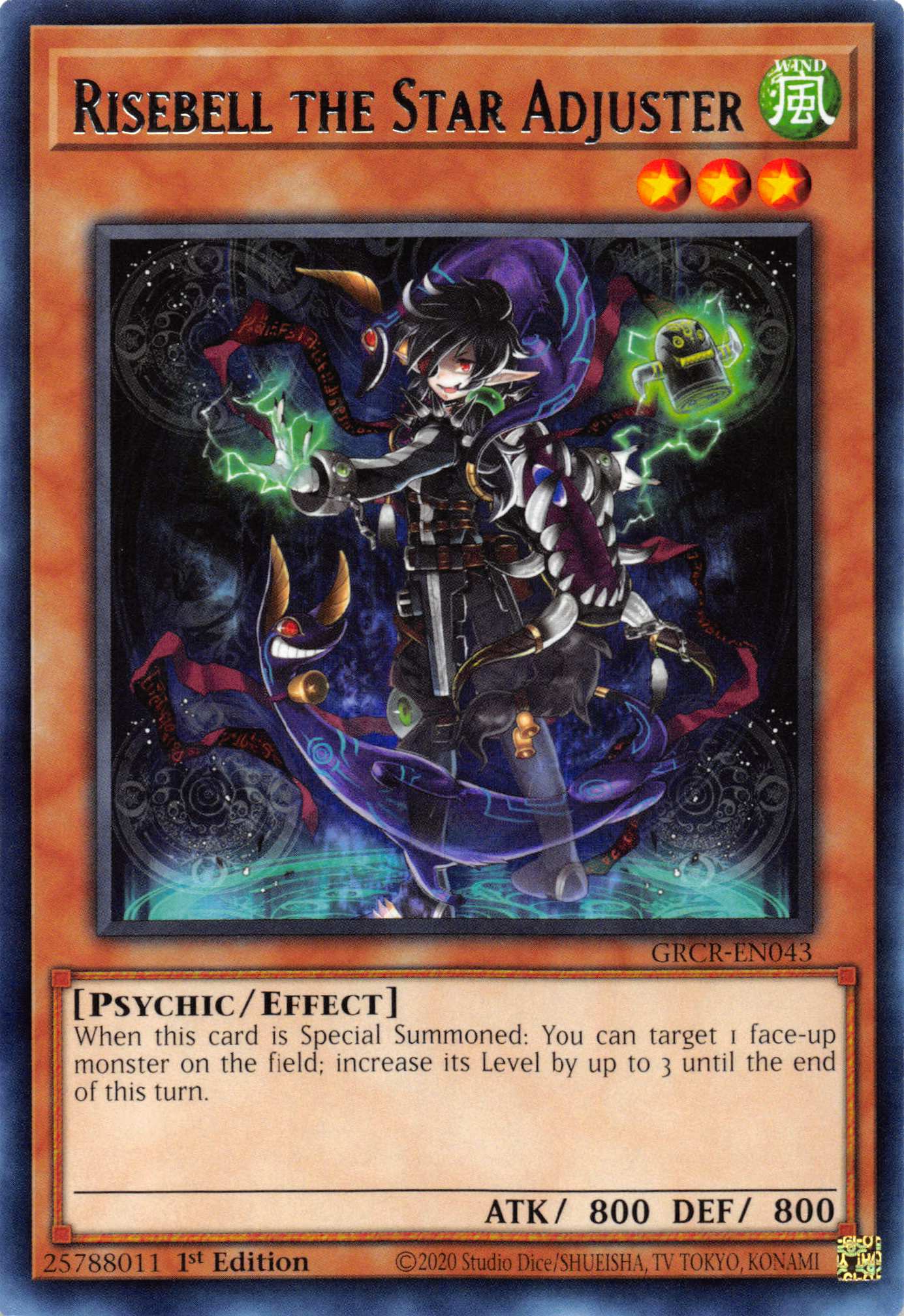 Risebell the Star Adjuster [GRCR-EN043] Rare | Exor Games Dartmouth