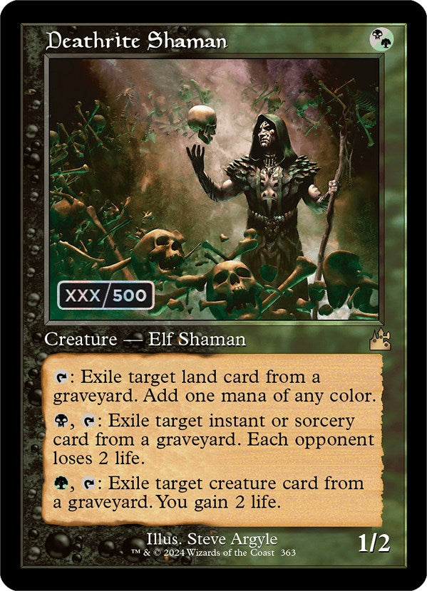 Deathrite Shaman (Retro) (Serialized) [Ravnica Remastered] | Exor Games Dartmouth