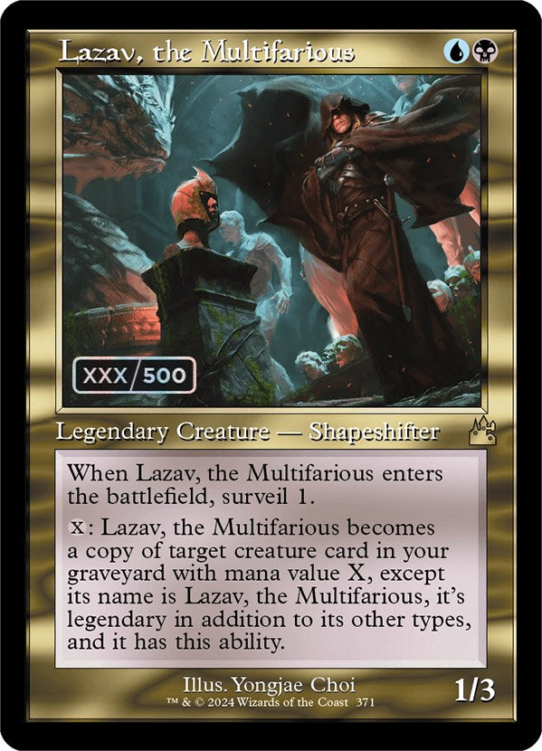 Lazav, the Multifarious (Retro) (Serialized) [Ravnica Remastered] | Exor Games Dartmouth