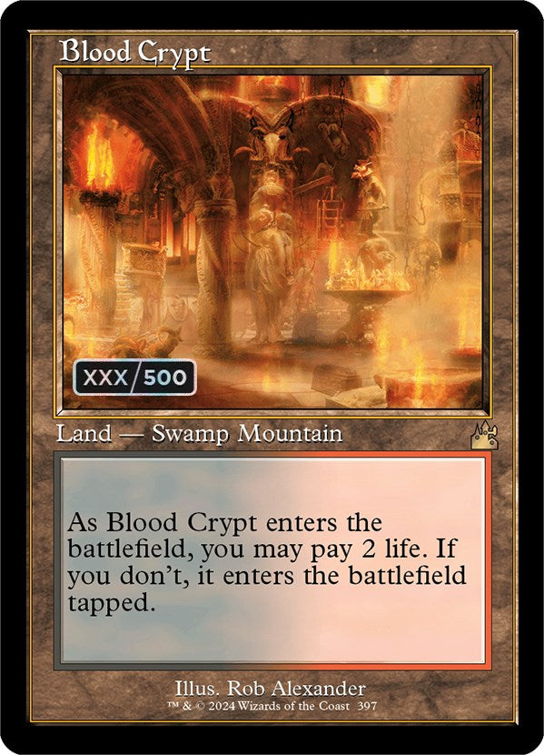 Blood Crypt (Retro) (Serialized) [Ravnica Remastered] | Exor Games Dartmouth