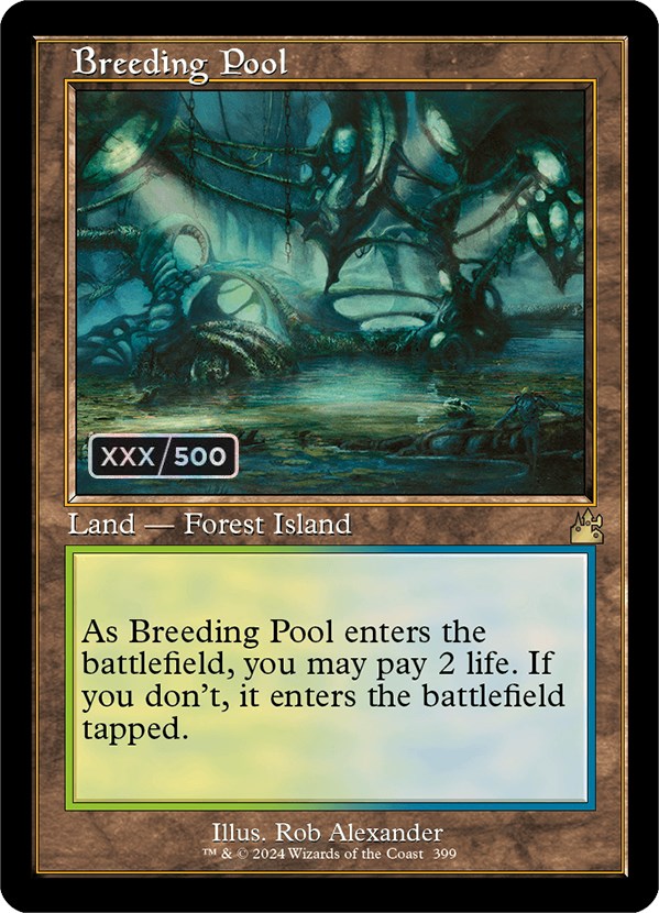 Breeding Pool (Retro) (Serialized) [Ravnica Remastered] | Exor Games Dartmouth