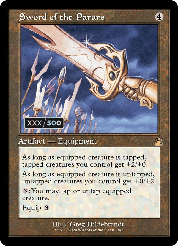 Sword of the Paruns (Retro) (Serialized) [Ravnica Remastered] | Exor Games Dartmouth