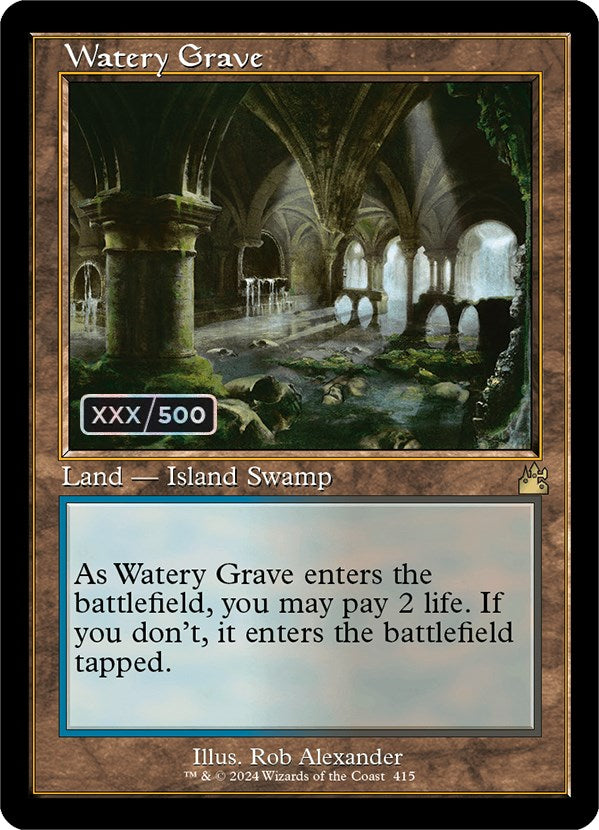 Watery Grave (Retro) (Serialized) [Ravnica Remastered] | Exor Games Dartmouth