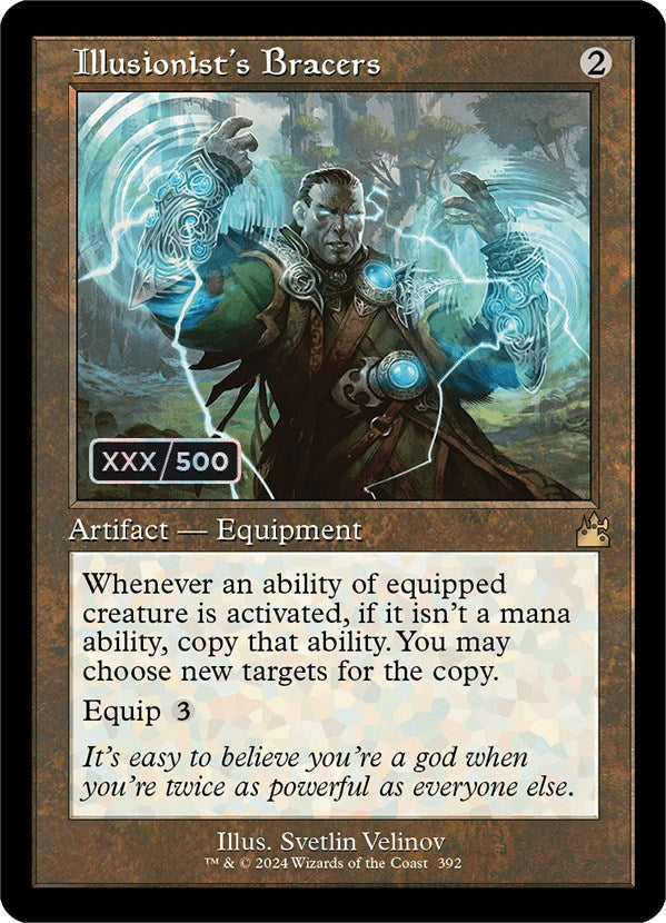 Illusionist's Bracers (Retro) (Serialized) [Ravnica Remastered] | Exor Games Dartmouth