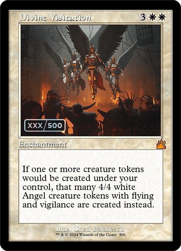 Divine Visitation (Retro) (Serialized) [Ravnica Remastered] | Exor Games Dartmouth