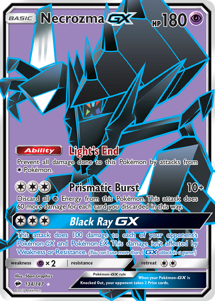 Necrozma GX (134/147) [Sun & Moon: Burning Shadows] | Exor Games Dartmouth