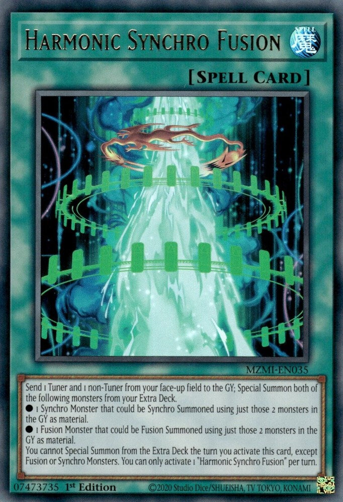 Harmonic Synchro Fusion [MZMI-EN035] Ultra Rare | Exor Games Dartmouth