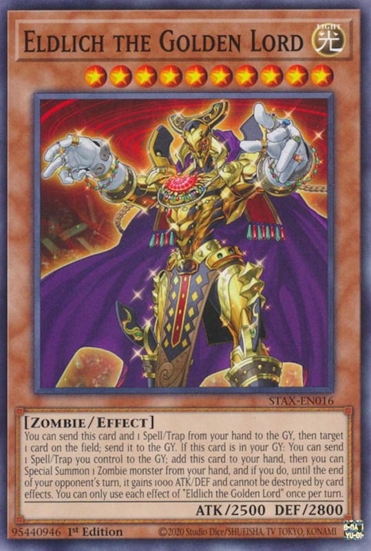 Eldlich the Golden Lord [STAX-EN016] Common | Exor Games Dartmouth