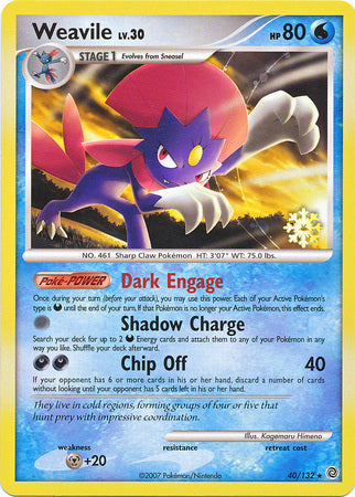 Weavile (40/132) [Countdown Calendar Promos] | Exor Games Dartmouth