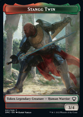 Soldier // Stangg Twin Double-sided Token [Dominaria United Tokens] | Exor Games Dartmouth