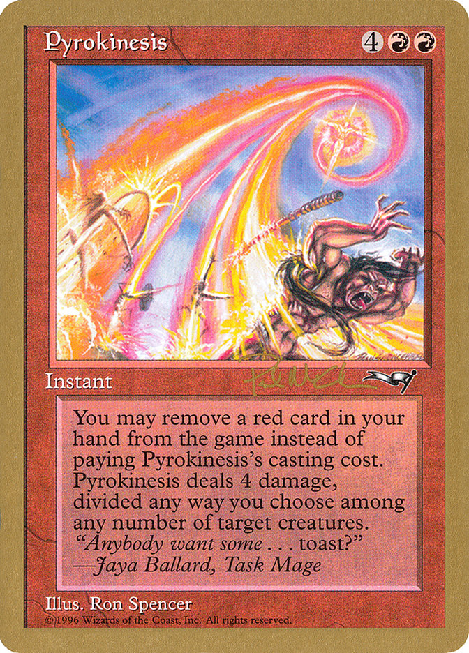 Pyrokinesis (Paul McCabe) [World Championship Decks 1997] | Exor Games Dartmouth