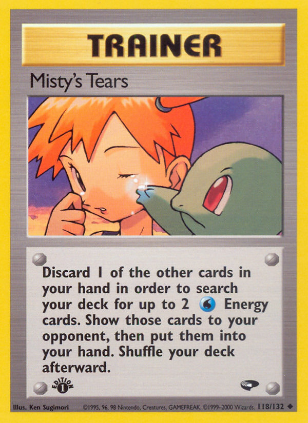 Misty's Tears (118/132) [Gym Challenge 1st Edition] | Exor Games Dartmouth