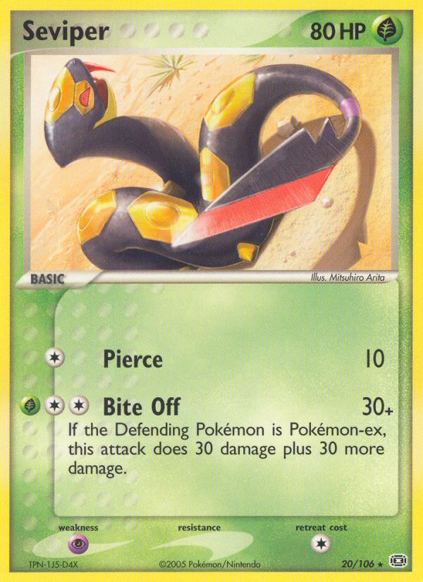 Seviper (20/106) [EX: Emerald] | Exor Games Dartmouth