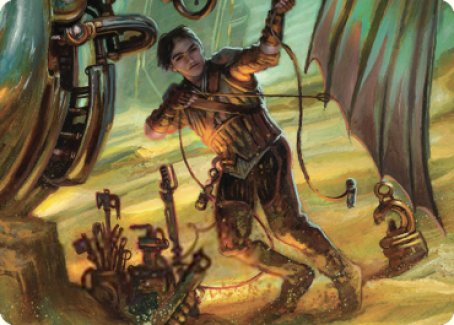 Mishra, Excavation Prodigy Art Card [The Brothers' War Art Series] | Exor Games Dartmouth