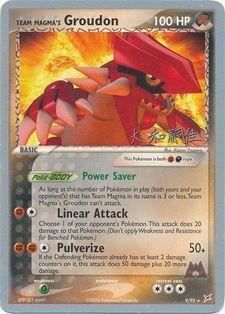 Team Magma's Groudon (9/95) (Magma Spirit - Tsuguyoshi Yamato) [World Championships 2004] | Exor Games Dartmouth