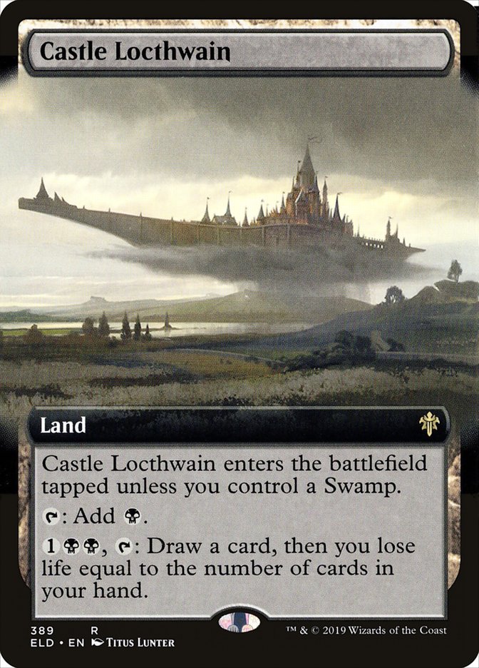 Castle Locthwain (Extended Art) [Throne of Eldraine] | Exor Games Dartmouth