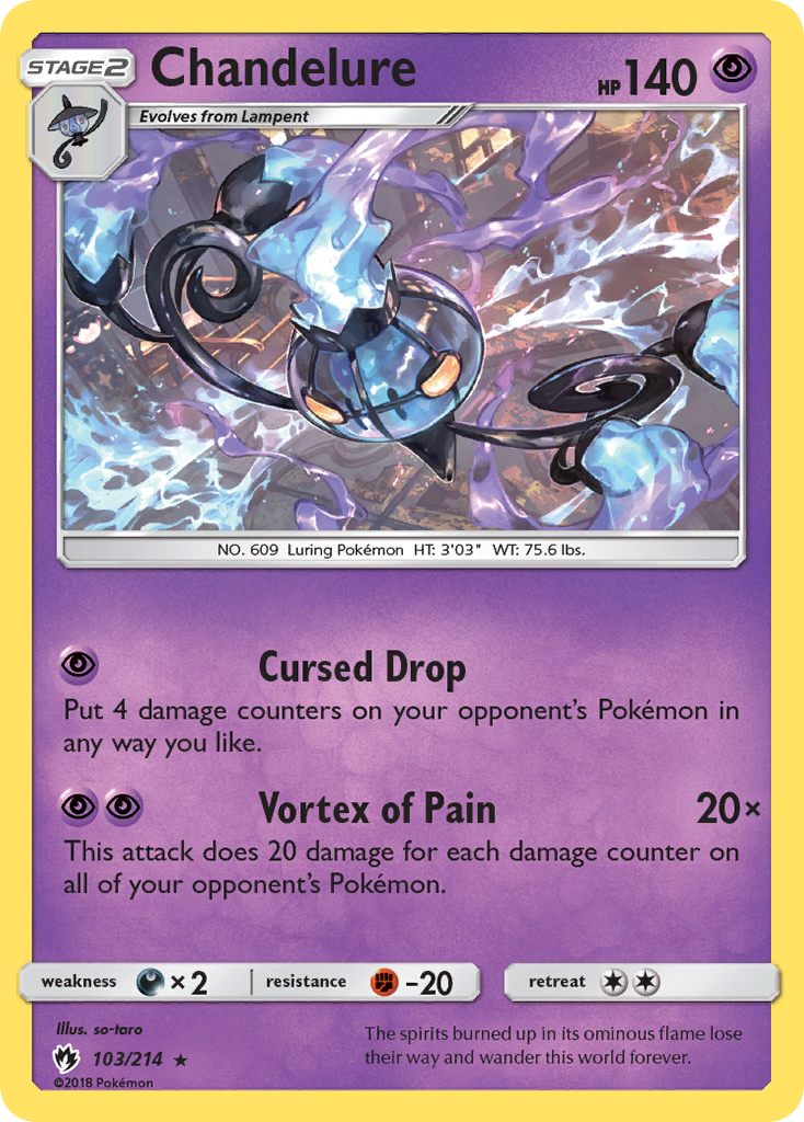 Chandelure (103/214) [Sun & Moon: Lost Thunder] | Exor Games Dartmouth