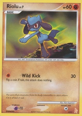 Riolu (6/61) [Diamond & Pearl: Trainer Kit - Lucario] | Exor Games Dartmouth