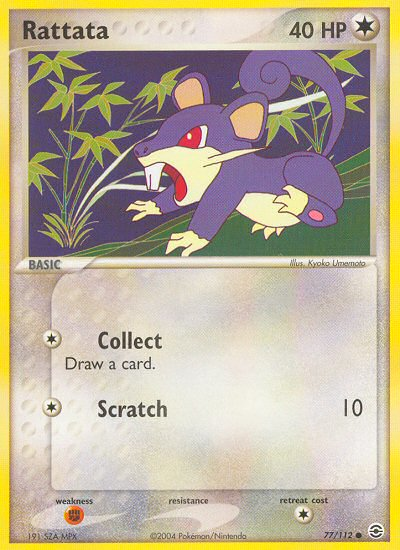 Rattata (77/112) [EX: FireRed & LeafGreen] | Exor Games Dartmouth