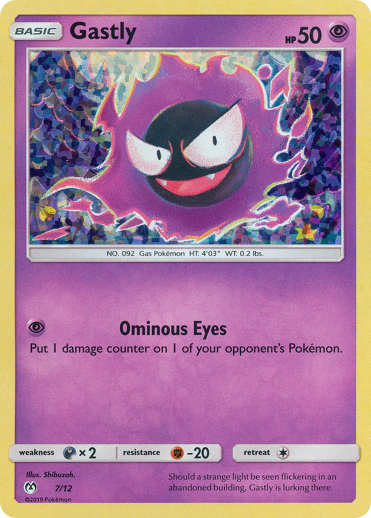 Gastly (7/12) [McDonald's Promos: 2019 Collection] | Exor Games Dartmouth