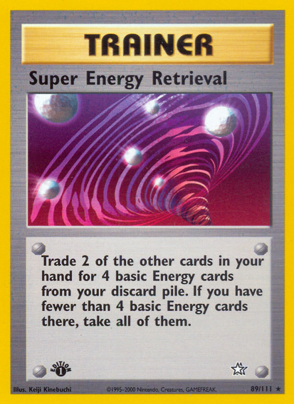 Super Energy Retrieval (89/111) [Neo Genesis 1st Edition] | Exor Games Dartmouth