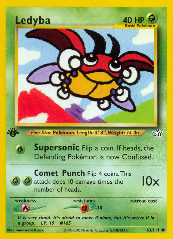 Ledyba (63/111) [Neo Genesis 1st Edition] | Exor Games Dartmouth