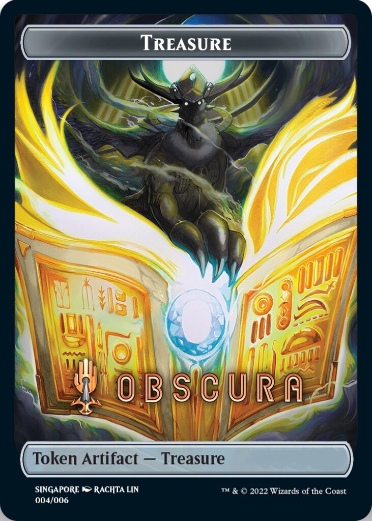 Treasure Token (Obscura) (Southeast Asia Artists) [Streets of New Capenna Tokens] | Exor Games Dartmouth