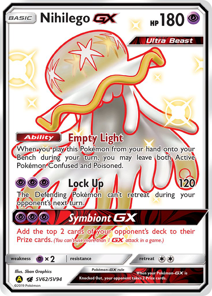 Nihilego GX (SV62/SV94) [Sun & Moon: Hidden Fates - Shiny Vault] | Exor Games Dartmouth