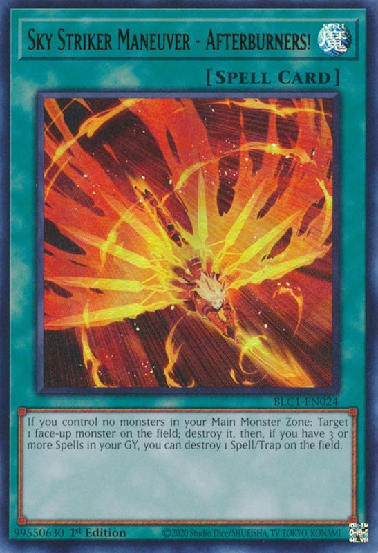 Sky Striker Maneuver - Afterburners! [BLC1-EN024] Ultra Rare | Exor Games Dartmouth