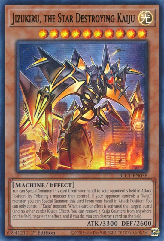 Jizukiru, the Star Destroying Kaiju [BLC1-EN036] Ultra Rare | Exor Games Dartmouth