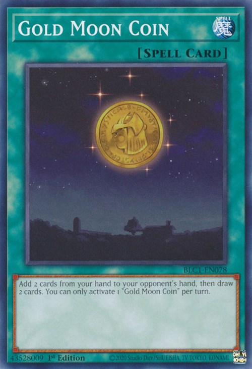 Gold Moon Coin [BLC1-EN078] Common | Exor Games Dartmouth