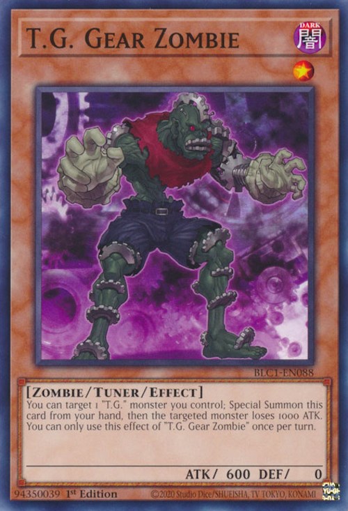 T.G. Gear Zombie [BLC1-EN088] Common | Exor Games Dartmouth