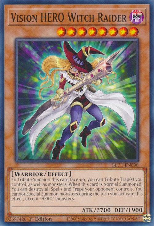 Vision HERO Witch Raider [BLC1-EN098] Common | Exor Games Dartmouth