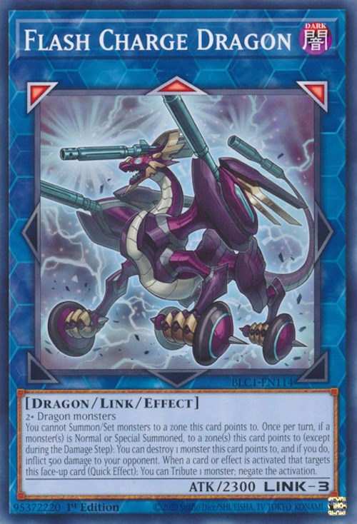 Flash Charge Dragon [BLC1-EN114] Common | Exor Games Dartmouth