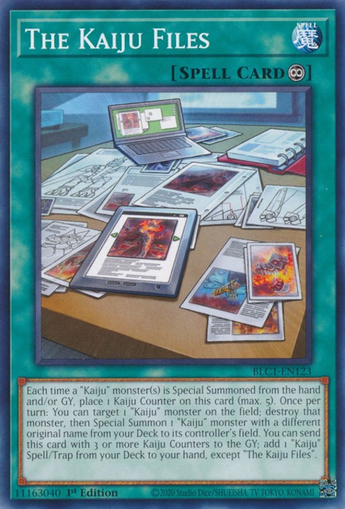 The Kaiju Files [BLC1-EN123] Common | Exor Games Dartmouth