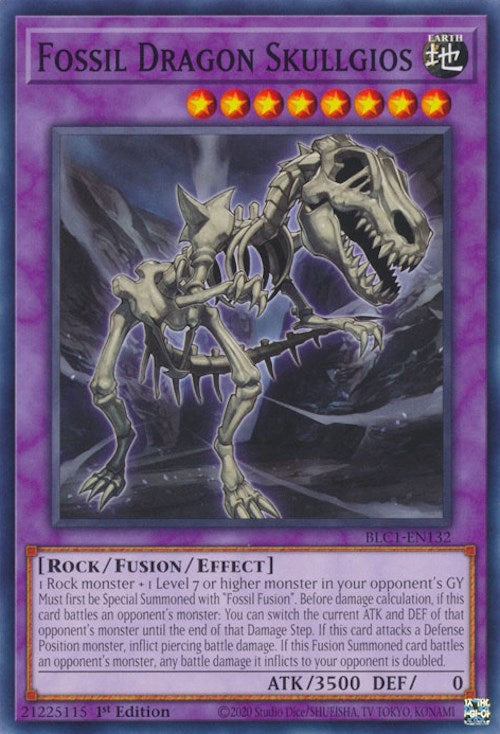 Fossil Dragon Skullgios [BLC1-EN132] Common | Exor Games Dartmouth
