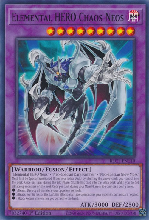 Elemental HERO Chaos Neos [BLC1-EN140] Common | Exor Games Dartmouth