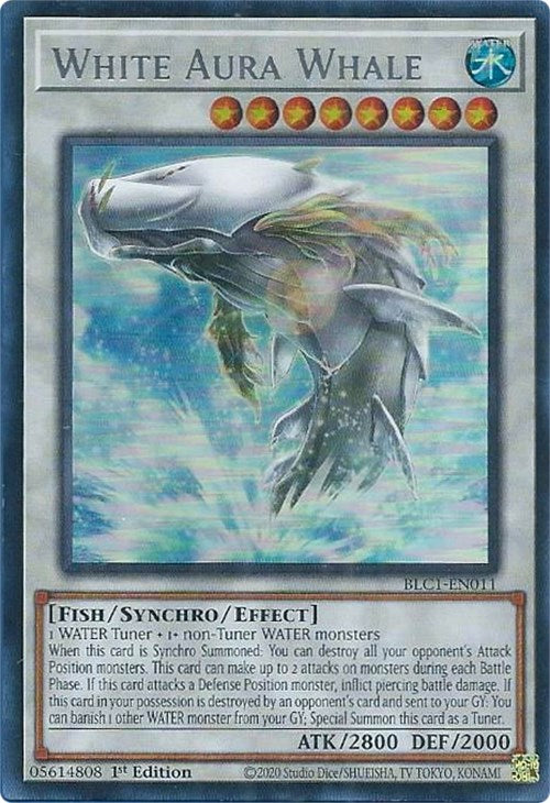 White Aura Whale (Silver) [BLC1-EN011] Ultra Rare | Exor Games Dartmouth