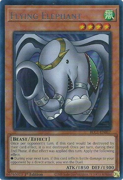 Flying Elephant (Silver) [BLC1-EN017] Ultra Rare | Exor Games Dartmouth