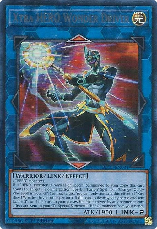 Xtra HERO Wonder Driver (Silver) [BLC1-EN031] Ultra Rare | Exor Games Dartmouth