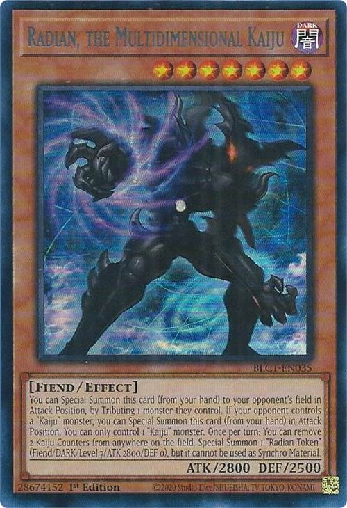 Radian, the Multidimensional Kaiju (Silver) [BLC1-EN035] Ultra Rare | Exor Games Dartmouth