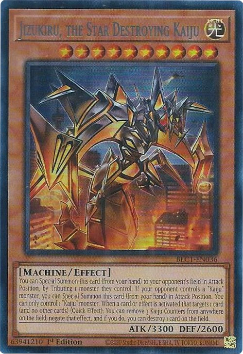Jizukiru, the Star Destroying Kaiju (Silver) [BLC1-EN036] Ultra Rare | Exor Games Dartmouth