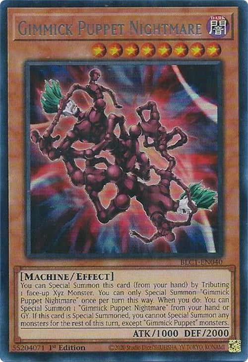 Gimmick Puppet Nightmare (Silver) [BLC1-EN040] Ultra Rare | Exor Games Dartmouth